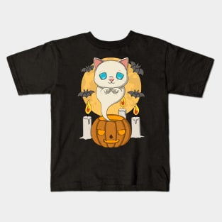 The Ghost Neko Kids T-Shirt
